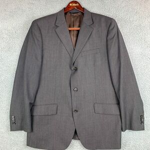 Banana Republic Blazer Men 46R Brown‎ Wool Blend Dress Jacket Sports Coat Casual
